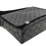 LOUIS VUITTON District PM Damier Graphite Messenger Bag Black
