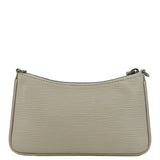 LOUIS VUITTON Easy Pouch On Strap Epi Leather Shoulder Bag Cream