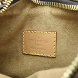 LOUIS VUITTON Loop Half Moon Monogram Canvas Shoulder Bag Brown