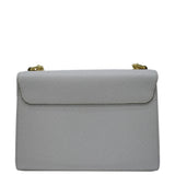LOUIS VUITTON MM Twist Epi Leather Chain Shoulder Bag White
