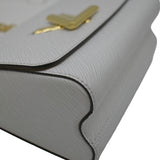 LOUIS VUITTON MM Twist Epi Leather Chain Shoulder Bag White