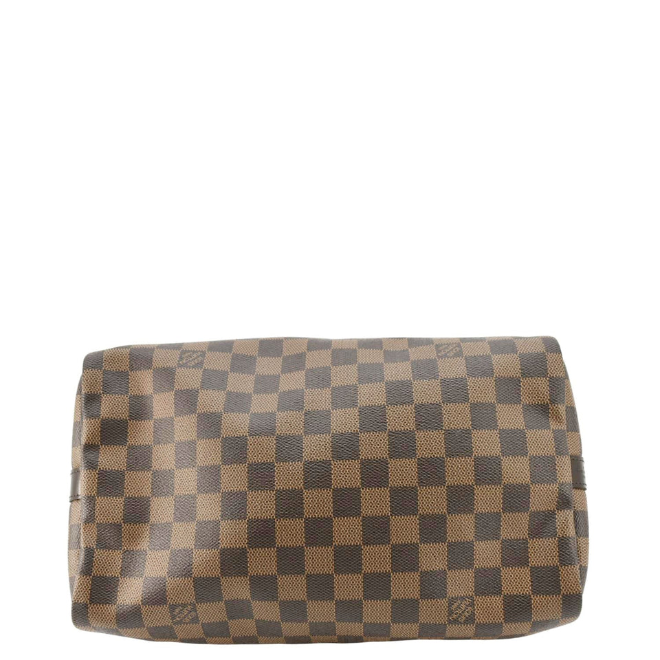 LOUIS VUITTON Speedy 30 Bandouliere Damier Ebene Shoulder Bag Brown