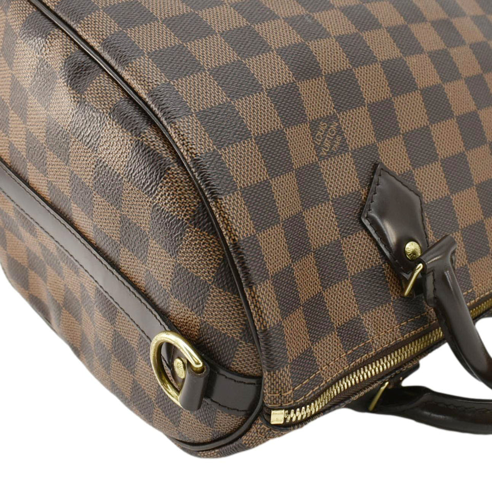 LOUIS VUITTON Speedy 30 Bandouliere Damier Ebene Shoulder Bag Brown
