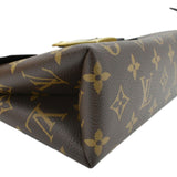LOUIS VUITTON Locky BB Monogram Canvas Shoulder Bag Brown