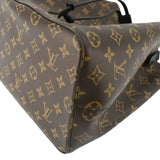 LOUIS VUITTON Neonoe MM Monogram Canvas Shoulder Bag Black