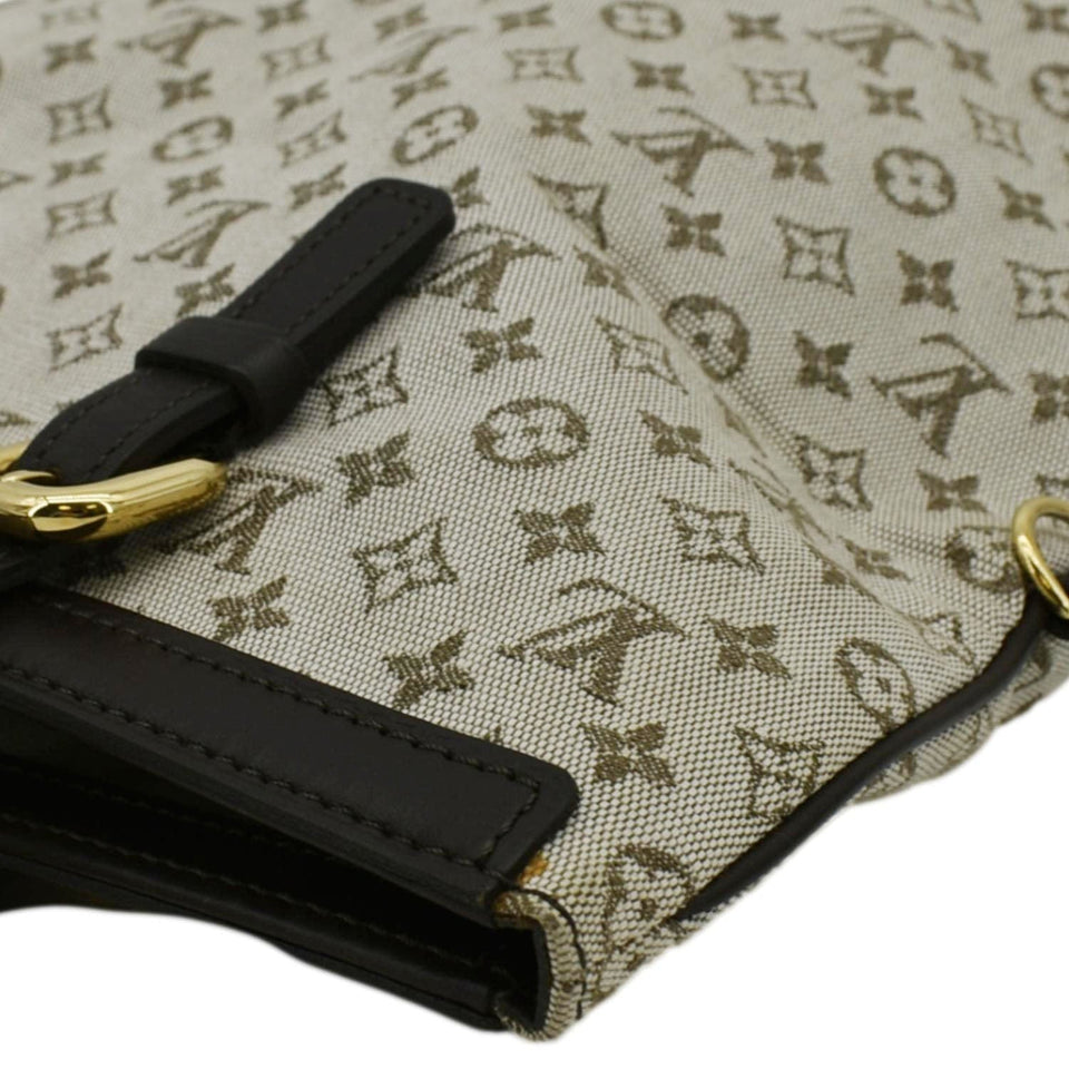 LOUIS VUITTON Francoise Monogram Mini Canvas Shoulder Bag Khaki