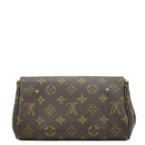 LOUIS VUITTON Favorite PM Monogram Canvas Shoulder Bag Brown