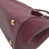 LOUIS VUITTON Montaigne MM Monogram Empreinte Satchel Shoulder Bag Aurore
