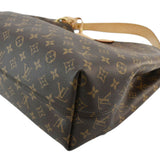 LOUIS VUITTON Graceful MM Monogram Canvas Hobo Shoulder Bag Brown