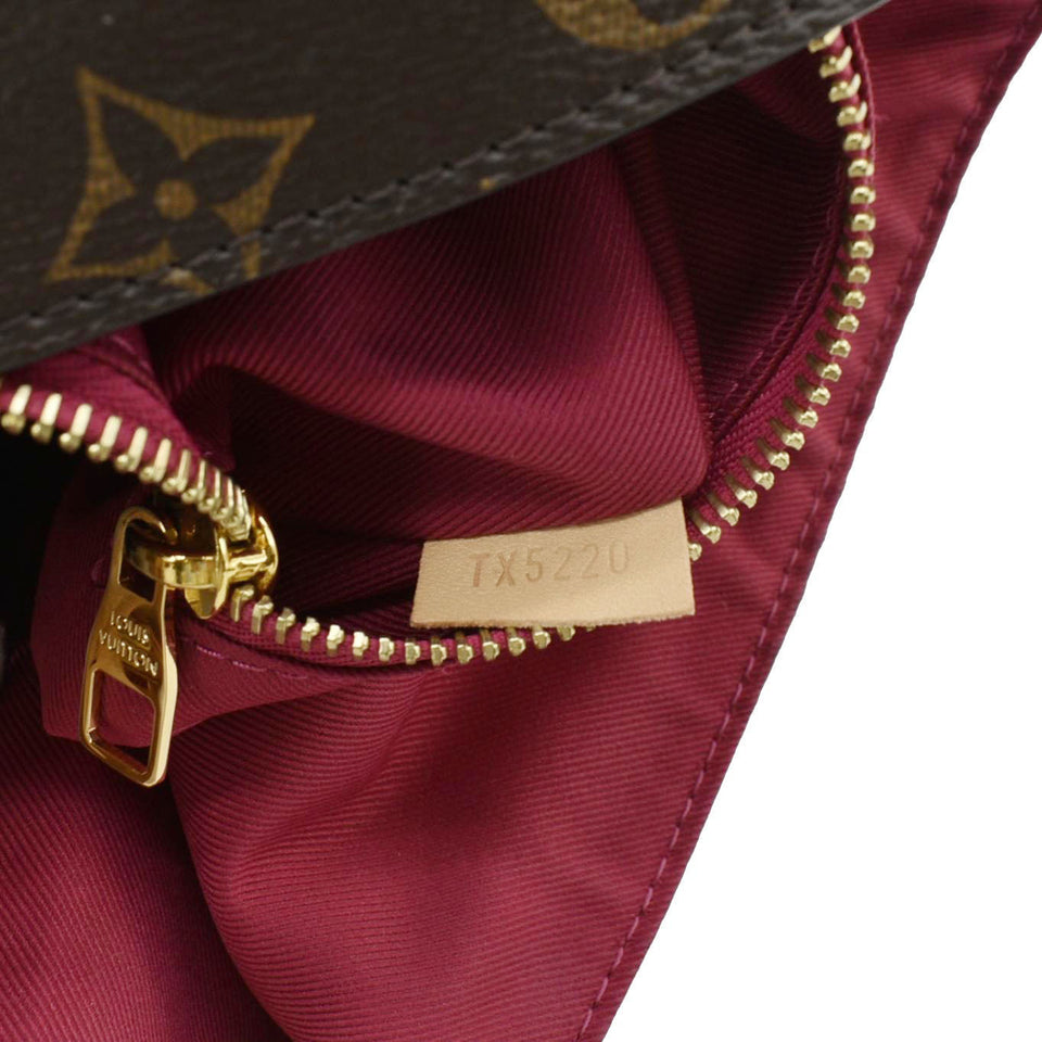 LOUIS VUITTON Graceful MM Monogram Canvas Hobo Shoulder Bag Brown