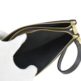 LOUIS VUITTON Double Zip Pochette Giant Monogram Reverse Canvas Crossbody Bag Brown