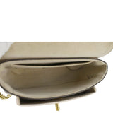 LOUIS VUITTON Lockme Tender Grained Calfskin Leather Shoulder Bag Greige