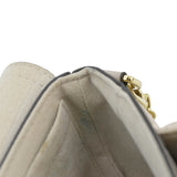 LOUIS VUITTON Lockme Tender Grained Calfskin Leather Shoulder Bag Greige