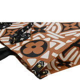 LOUIS VUITTON Onthego GM Crafty Monogram Giant Canvas Shoulder Bag Orange