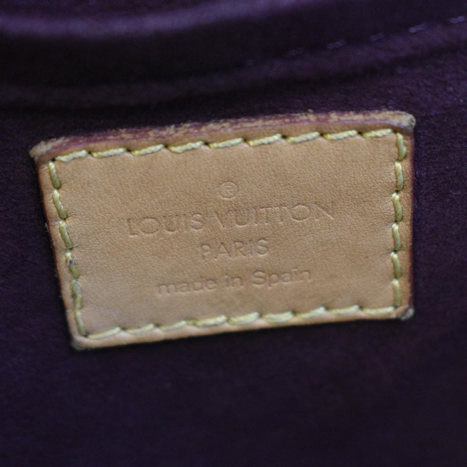 LOUIS VUITTON Montaigne MM Monogram Canvas Shoulder Bag Brown