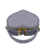 LOUIS VUITTON Pop My Heart Monogram Leather Shoulder Bag Purple