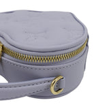LOUIS VUITTON Pop My Heart Monogram Leather Shoulder Bag Purple
