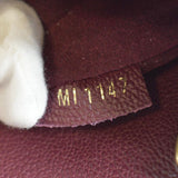 LOUIS VUITTON Florine Monogram Canvas Shoulder Bag Burgundy