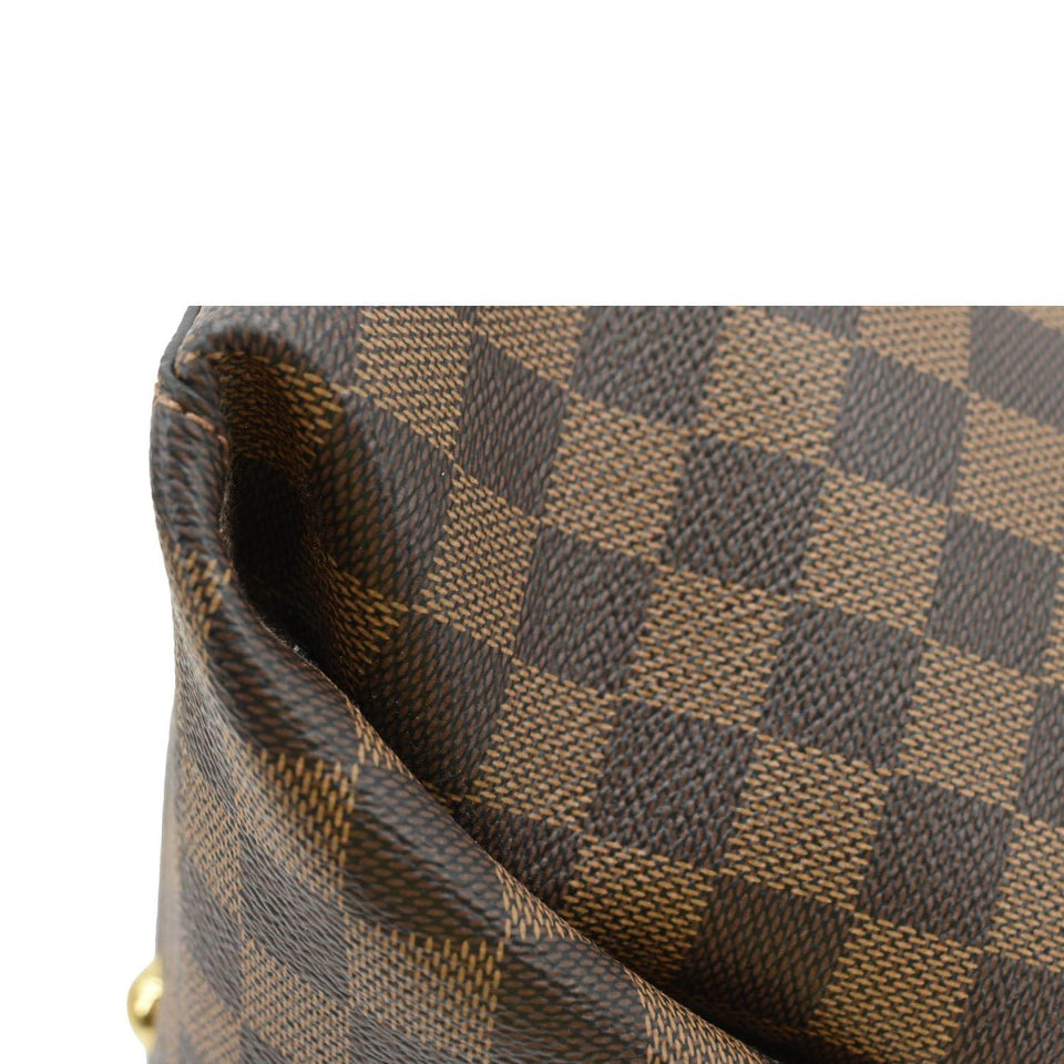 LOUIS VUITTON Maida Damier Ebene Hobo Shoulder Bag Noir