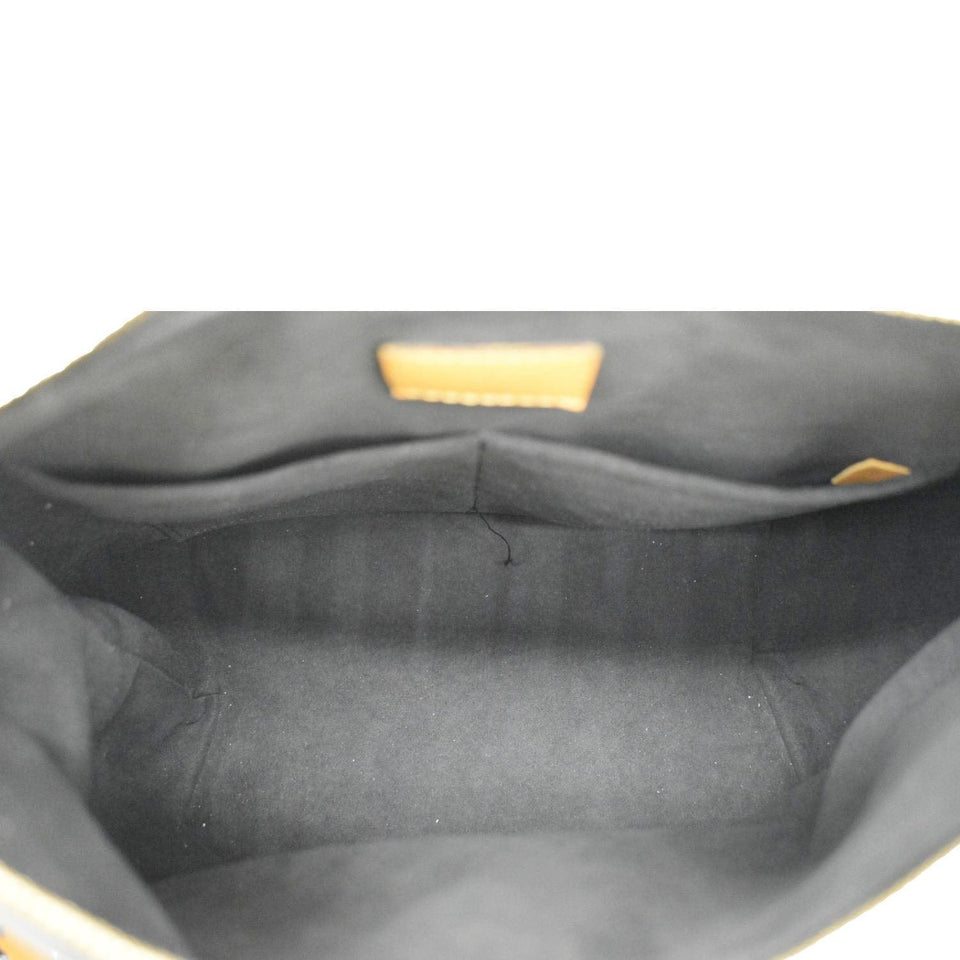 LOUIS VUITTON Maida Damier Ebene Hobo Shoulder Bag Noir
