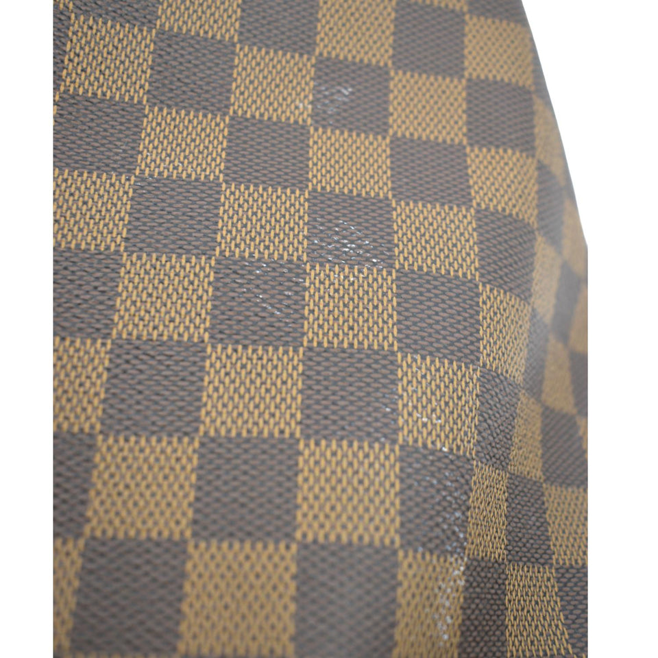 LOUIS VUITTON Neverfull GM Damier Ebene Tote Shoulder Bag Brown