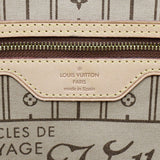 LOUIS VUITTON Neverfull MM Monogram Canvas Shoulder Bag Brown