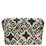 LOUIS VUITTON LV Twist Graphic MM Leather Shoulder Bag Black
