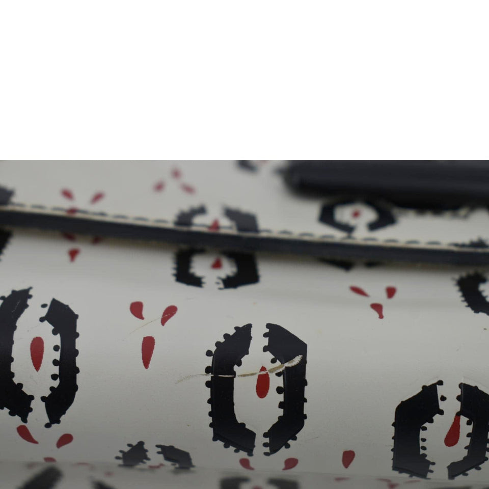 LOUIS VUITTON LV Twist Graphic MM Leather Shoulder Bag Black