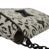 LOUIS VUITTON LV Twist Graphic MM Leather Shoulder Bag Black