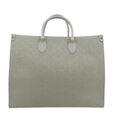LOUIS VUITTON Hawaii Onthego GM Monogram Tuffetage Tote Shoulder Bag Off White