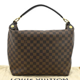 LOUIS VUITTON Duomo Hobo Damier Ebene Hobo Bag Brown