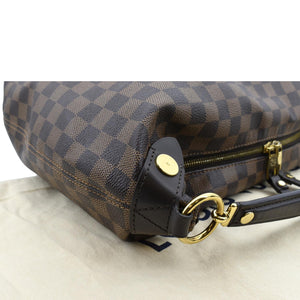 LOUIS VUITTON Duomo Hobo Damier Ebene Hobo Bag Brown