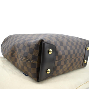 LOUIS VUITTON Duomo Hobo Damier Ebene Hobo Bag Brown