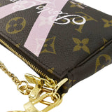 LOUIS VUITTON V Pochette Accessories  Monogram Canvas Pouch Brown