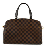 LOUIS VUITTON Kensington Bowling Damier Ebene Satchel Bag Brown