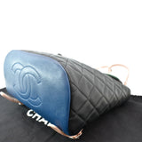 CHANEL Small Urban Spirit Quilted Lambskin Backpack Bag Black