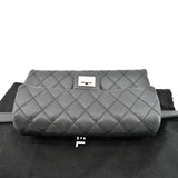 CHANEL  Reissue Flap Grained Leather Waist Belt Bag Black
