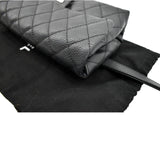 CHANEL  Reissue Flap Grained Leather Waist Belt Bag Black