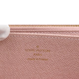 LOUIS VUITTON Zip Around Damier Azur Wallet White