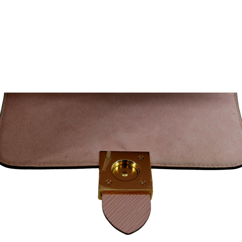 LOUIS VUITTON Locky BB Epi Leather Crossbody Bag Rose Poudré