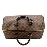 LOUIS VUITTON Ribera GM Damier Ebene Satchel Bag Brown