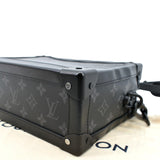 LOUIS VUITTON Soft Trunk Monogram Eclipse Shoulder Bag Black