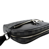 LOUIS VUITTON Dayton Reporter PM Damier Graphite Crossbody Bag Black