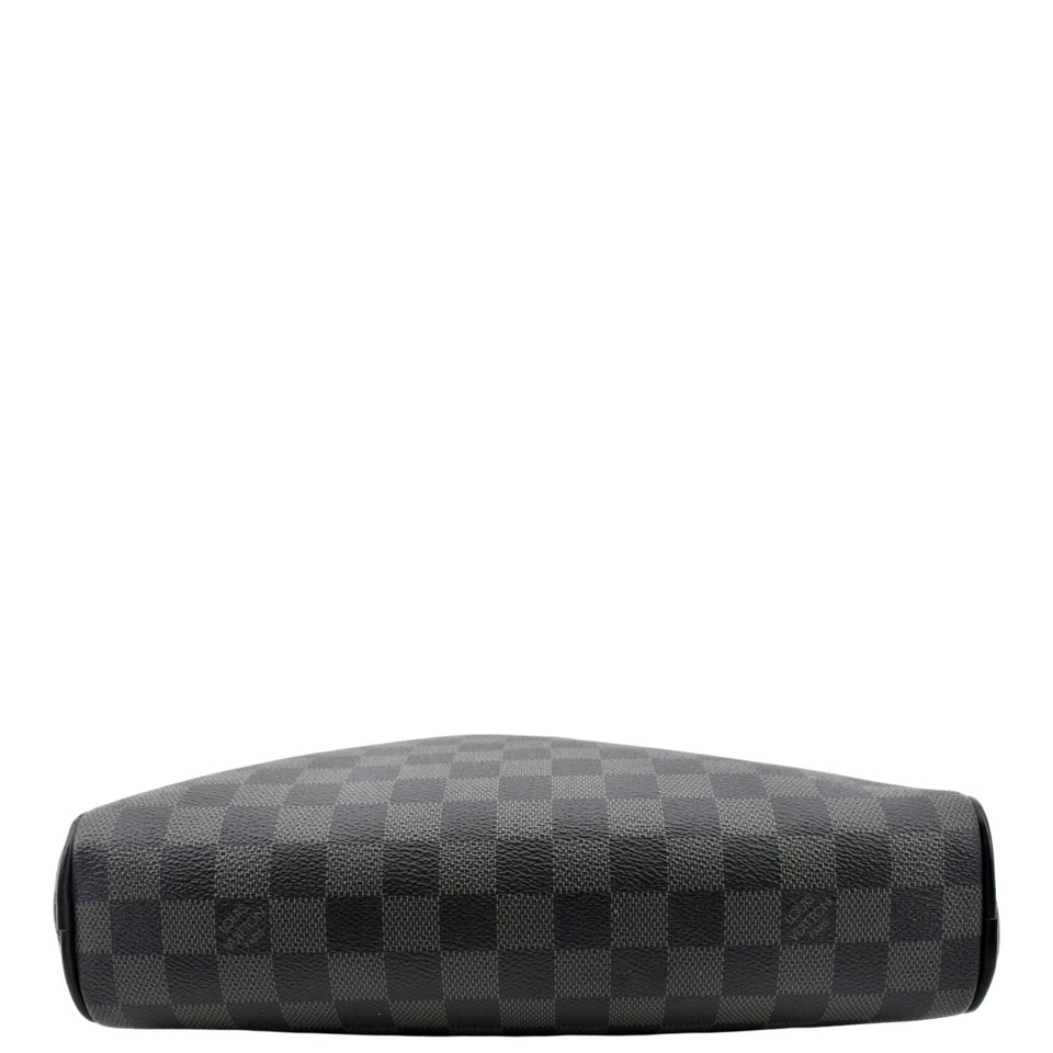 LOUIS VUITTON Dayton Reporter PM Damier Graphite Crossbody Bag Black