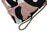 CHANEL Women 2Way Foldable Leather Satchel Crossbody Bag Black