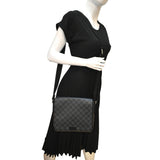 LOUIS VUITTON District PM Damier Graphite Messenger Bag Black