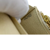 LOUIS VUITTON Emilie Damier Azur Wallet White