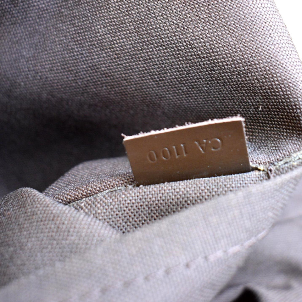 LOUIS VUITTON Brooklyn GM Damier Ebene Shoulder Bag Brown