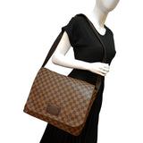 LOUIS VUITTON Brooklyn GM Damier Ebene Shoulder Bag Brown