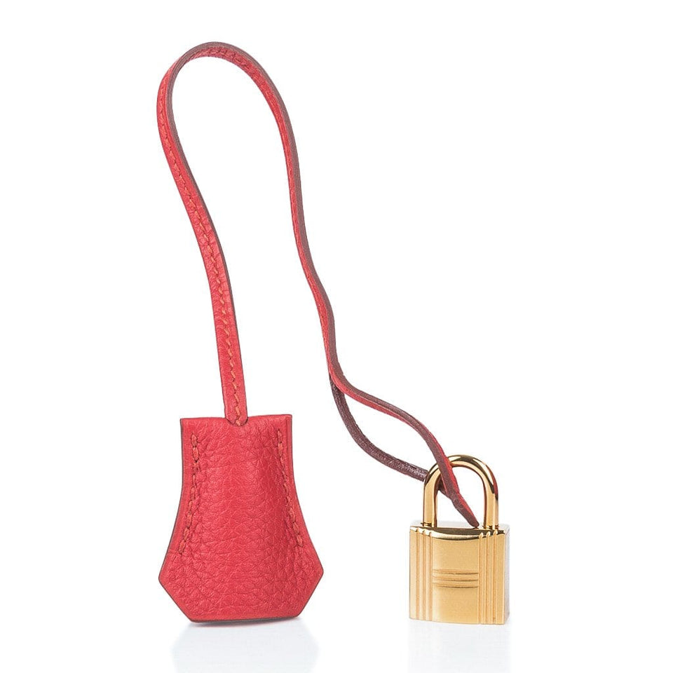 Hermes Birkin 35 Bag Vermillion Red Togo Leather with Gold Hardware